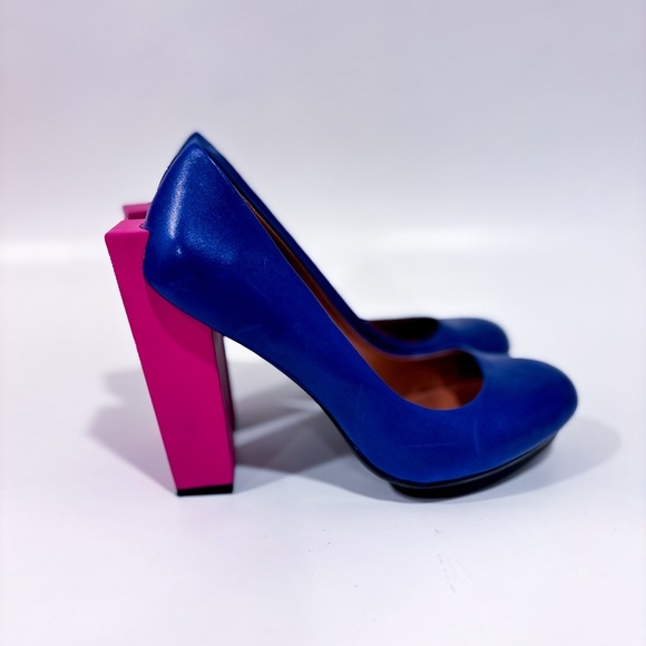 UNITED NUDE Blue and pink high heels shoes - Picture 1 of 12